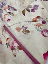 Digital printed soft semi tussar silk saree MTS7734(2)