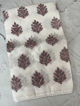 Soft kota checks saree with embroidery - MS7676