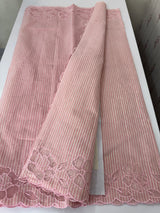 Mul chanderi saree with applique borders MSH111