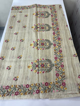 Premium Soft kota silk saree with cross stitch embroidery MSS711(3)
