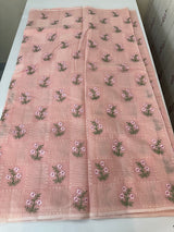 Netkota embriodery saree MS1496 PastelPink