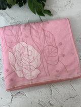 Soft Kota Chanderi saree with applique work MSH223 - Pink