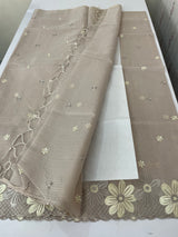 Soft Tissue kota embroidery saree MSK4660 DustyMauve
