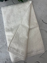 Soft kota checks saree with embroidery - MS7676 White