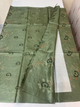 Pure desi tussar silk saree with embroidery- MTSS659