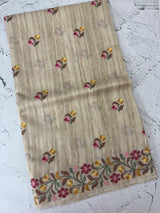 Premium Soft kota silk saree with cross stitch embroidery MSS711(3)