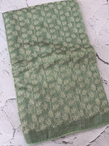 Matka Blended Tussar silk saree with embroidery MMT567