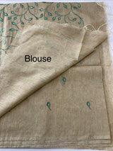 Bhagalpuri Semi tussar saree with embroidery MST677