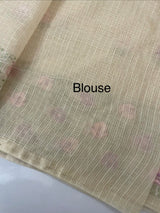 Netkota embriodery saree MS1494 Beige