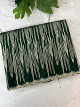 Semi soft Organza saree with zari thread work MSB8433 DarkGreen