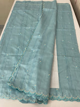Cutwork Semi tussar saree MTSS674