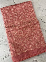 Matka Blended Tussar silk saree with embroidery MMT567