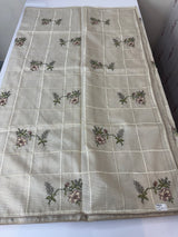 Pure soft kota silk saree with embroidery MS19078 Beige