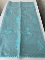 Kota Moonga checks Applique work saree MSH278(2)