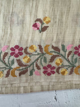 Premium Soft kota silk saree with cross stitch embroidery MSS711(3)