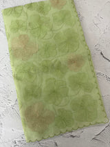 Viscose organza saree with thread work - MSH925 PastelGreen