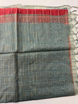 Semi Organza saree with checks - MSD634 (14)