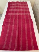 Bhagalpuri Semi tussar saree MS799 CrimsonPink