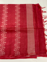 Bhagalpuri Semi tussar saree with contrast pallu and blouse MS899