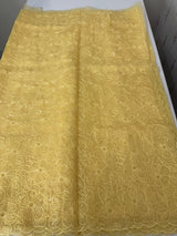 Glass Organza saree with thread work - MCW889