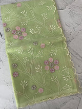 Viscose organza saree with thread work - MSH274
