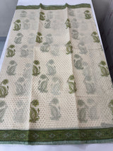 Glass Kota saree with Ajrakh prints MMK121
