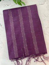 Bhagalpuri Semi tussar saree MS799 DeepPurple