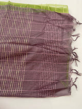 Semi Organza saree with checks - MSD634 (7)