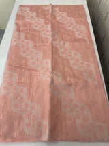Blended Tussar silk saree with applique work- MSH225 PastelPeachPink