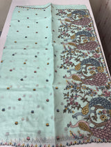 Kota silk saree embroidery MKS15452 - PastelBlue