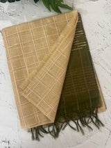 Semi Organza saree with checks - MSD634 (9)
