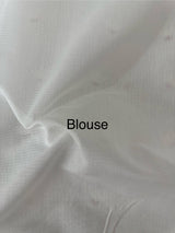 Kota Moonga checks saree with embriodery MSH279 (1)- White to Red
