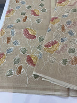Tissue silk saree MS8190- Beige