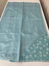 Cutwork Semi tussar saree MTSS674