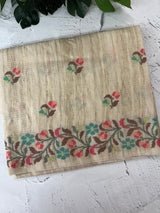 Premium Soft kota silk saree with cross stitch embroidery MSS711 (2)