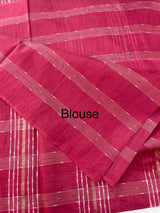 Bhagalpuri Semi tussar saree MS799 CrimsonPink