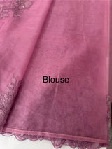 Soft Organza saree with embroidery borders - MSH299