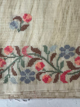 Premium Soft kota silk saree with cross stitch embroidery MSS711 (1)