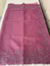 Soft Organza saree with embroidery borders - MSH299