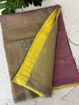 Pure Mul chanderi saree with hand chikankari work - MSM511 (5)