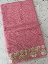 Soft Organza saree with thread work and tissue applique borders - MCW605