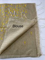 Bhagalpuri Semi tussar saree with embroidery MST677