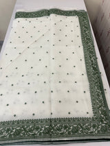 NetKota saree with chikankari machine embroidery - MS14622