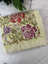 Chanderi cotton saree with embroidery - MSH4545 PistaGreen