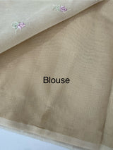 Lightweight Kota Supernet saree with embroidery MS143