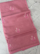 Kota checks saree with embroidery - MS7679 Pink