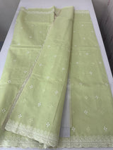 Chanderi cotton saree with embroidery - MSH4545 PistaGreen