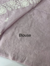 Soft Silky kota saree with embriodery MSF165 PinkLavender