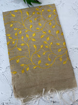 Bhagalpuri Semi tussar saree with embroidery MST677
