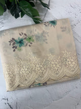 Premium Soft kota silk saree with digital prints and embroidery MKS703